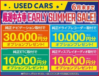 ☆　中古車 EARLY SUMMER SALE 開催　☆